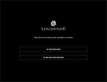 Tablet Screenshot of chateau-loudenne.com